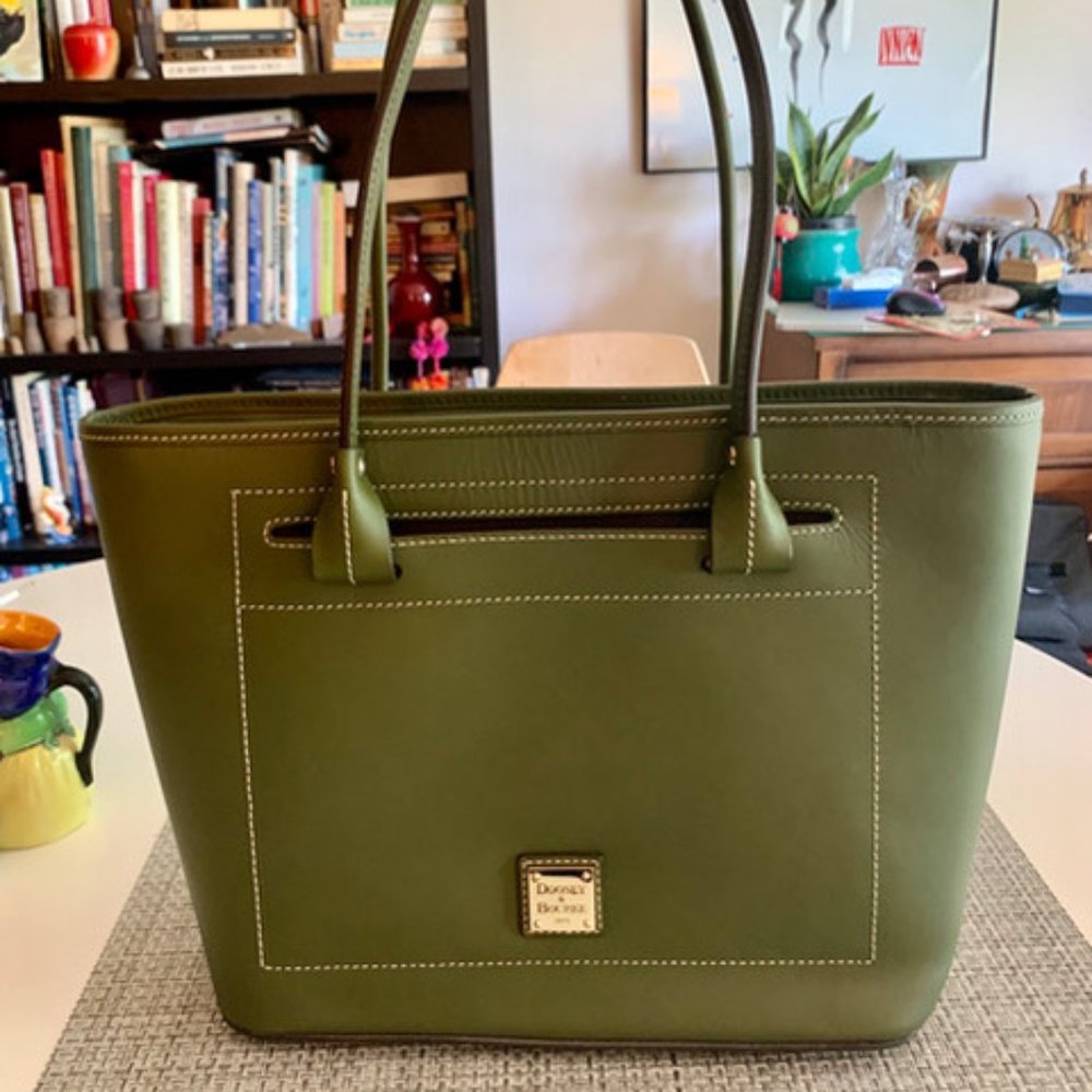 Dooney & Bourke Leather Vaccetta Leather Tote